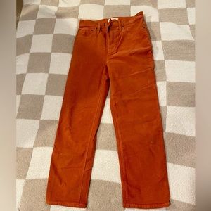 Madewell Classic Straight Jean Corduroy